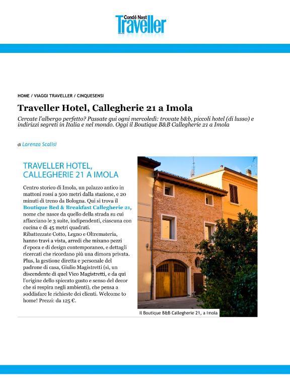 Callegherie 21 Boutique B&B Imola Extérieur photo